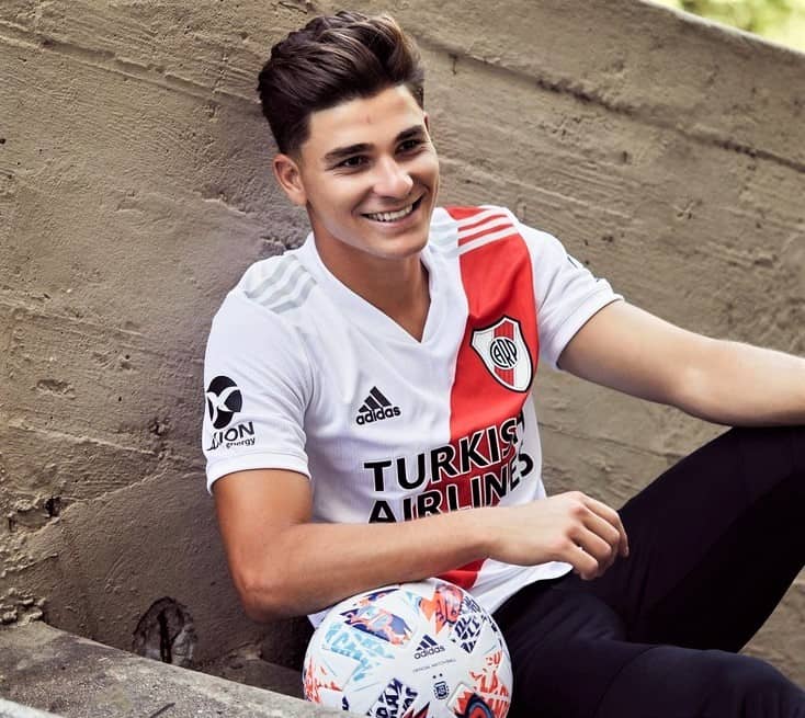 Julian Alvarez photoshoot for sponsor his Adidas Football