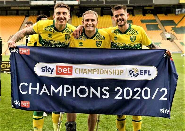 Oliver Skipp title win with Norwich City