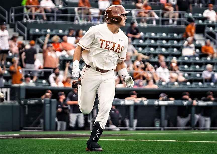 Texas Longhorns baseball infielder Ivan Melendez