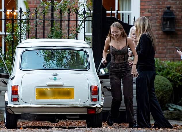 Lila Moss's white car gifted by her mom